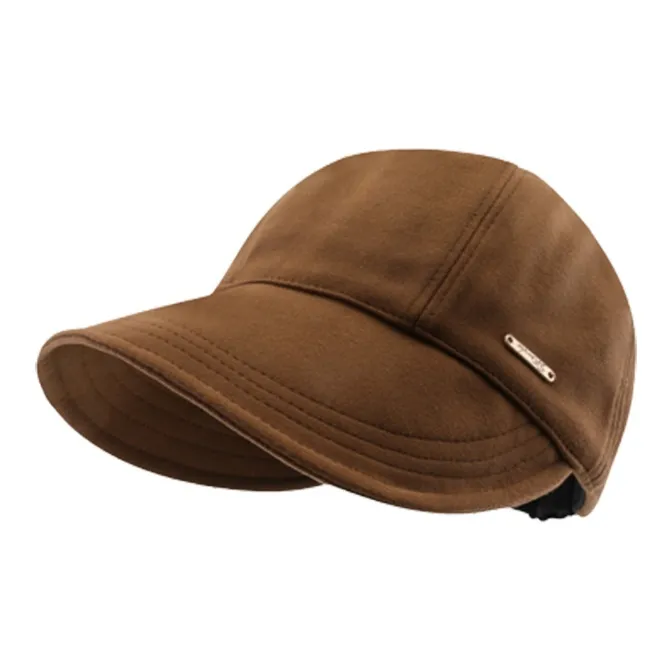 EEEENO Woolen Baseball Caps Women's-4