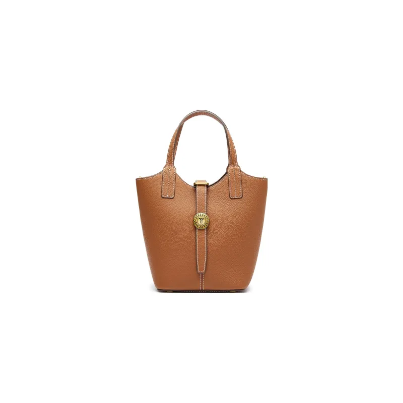 Staccato Cow Leather Bucket Bag, Shoulder Bag, Crossbody Bag, Handbag Medium Size Women's-3