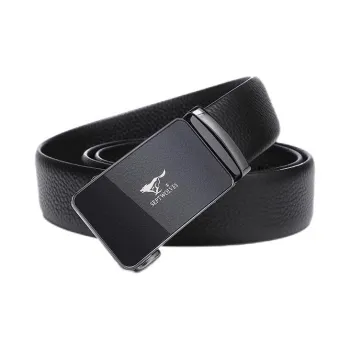 SEPTWOLVES Business Casual New Arrival For Young And Middle-Aged Leather Belts Men's Width: 3.5cm