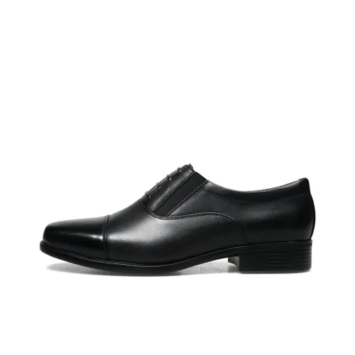 Strongman Dress Shoes Men Low-Top Black