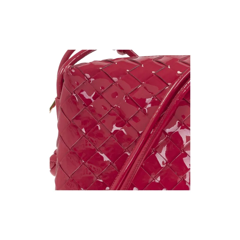 Bottega Veneta LOOP Patent Leather Lambskin Crossbody Bag Shoulder Bag Women's Pink-4