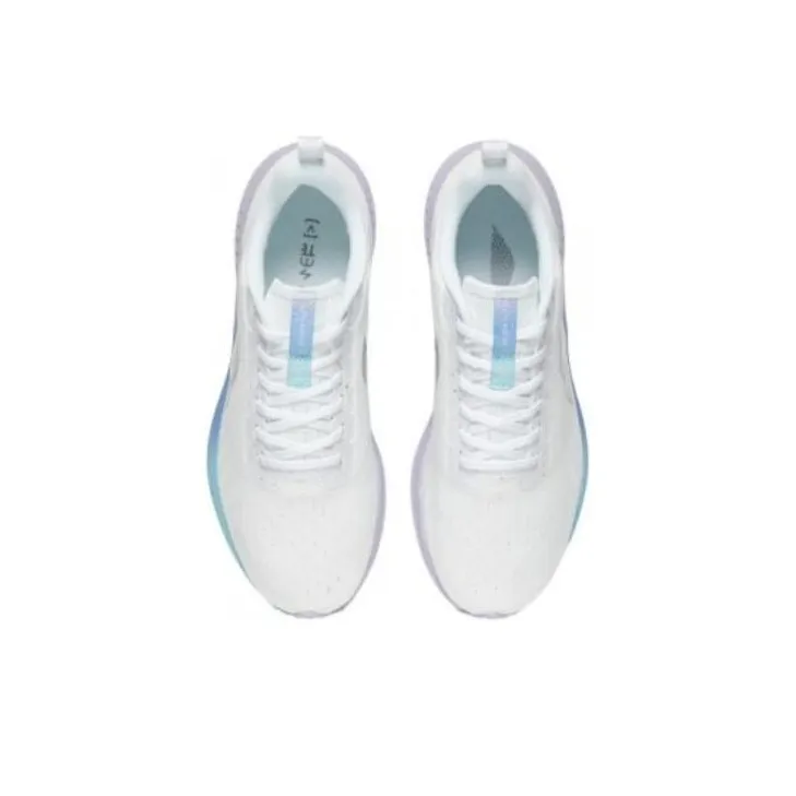 LiNing Red Hare 5 Durable Breathable Low Top Running Shoes Women's Mist White-3