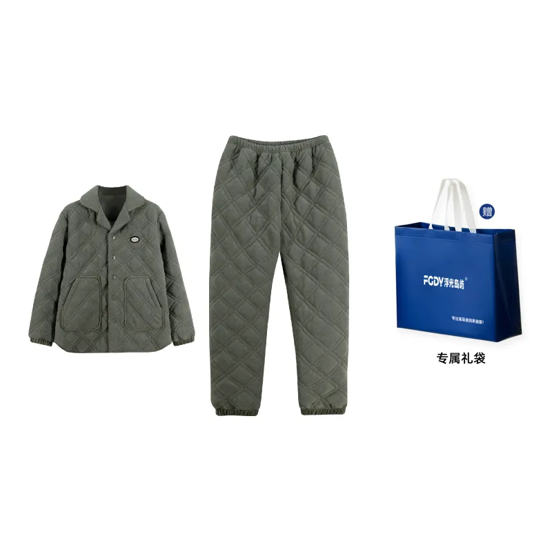 Floating light islands Men Pajama Sets-0
