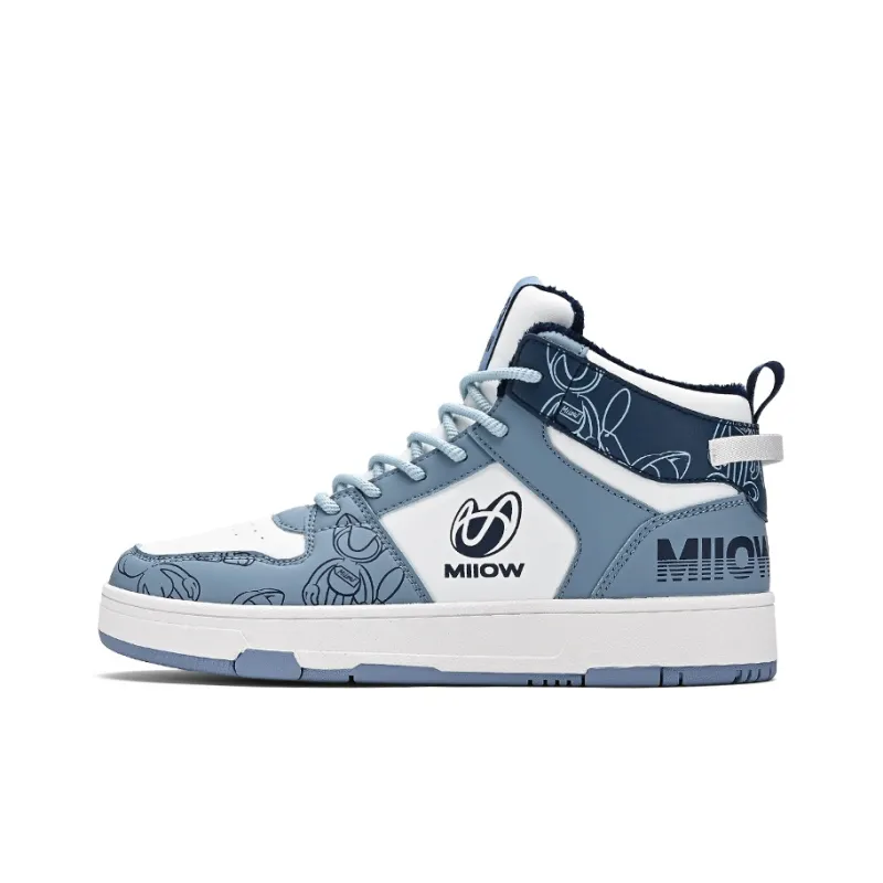 MIIOW Trend Party Series Anti-Slip And Wear-Resistant Height Increasing Coverage High-Top Skateboard Shoes Unisex-22