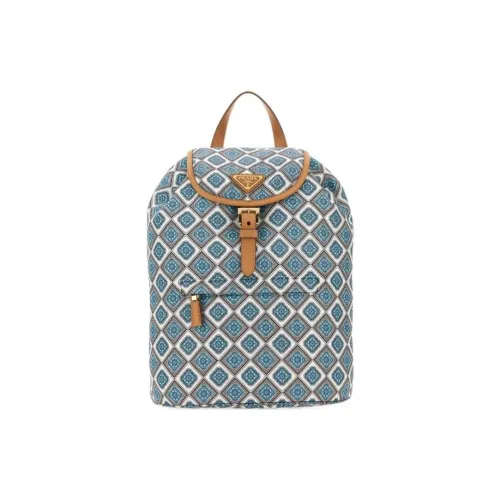 PRADA Recycled Nylon spring Women's Blue & Multicolor