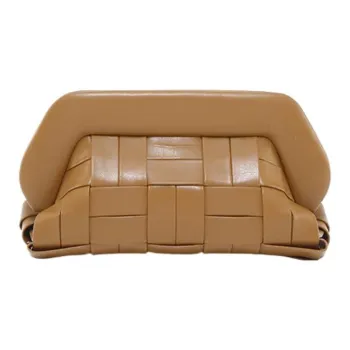 THEMOIRE Bios Vegan PU One Shoulder Crossbody Clutches Women's Toffee