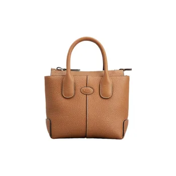 TOD'S Cow Leather Shopping Bags Mini Women's Brown
