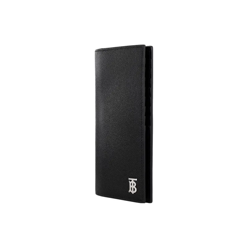 Burberry Calfskin Wallet Men's Black-2