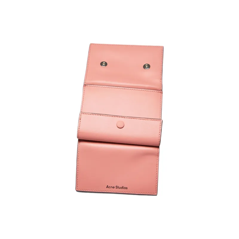 Acne Studios Calfskin Wallet Women's Pink Orange-2