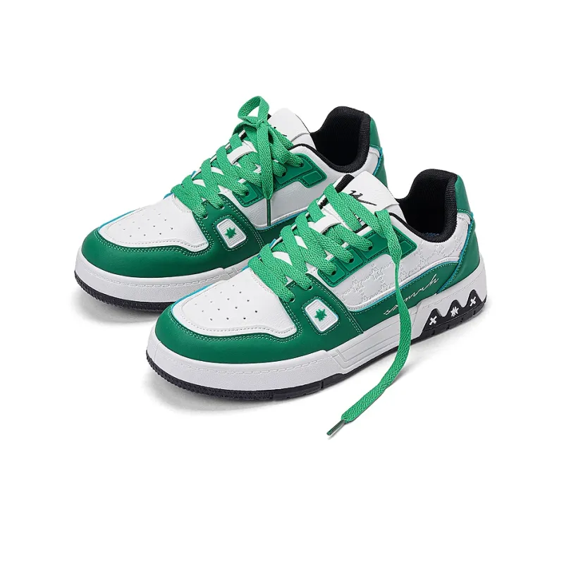 DOUBLE STAR 88 Slip Resistant Cushioning, Abrasion Resistant, Height Increasing Low Top Skateboard Shoes Unisex-16