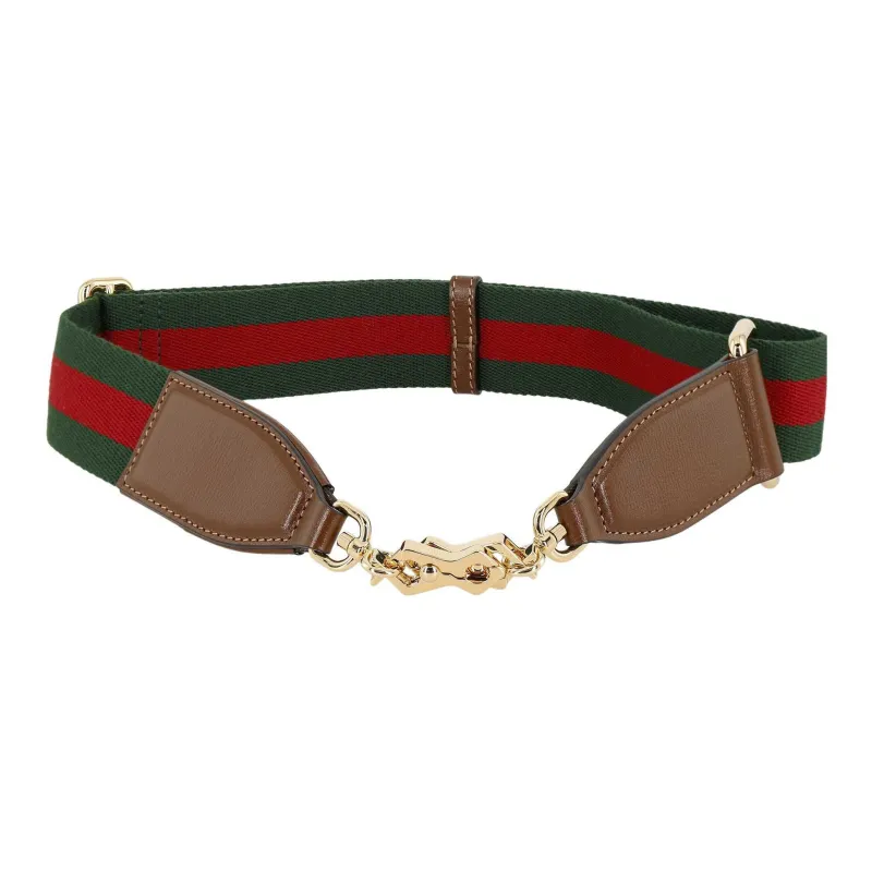 GUCCI Horsebit 1955 Monogram Strap Wallet Crossbody Bag Women's-7