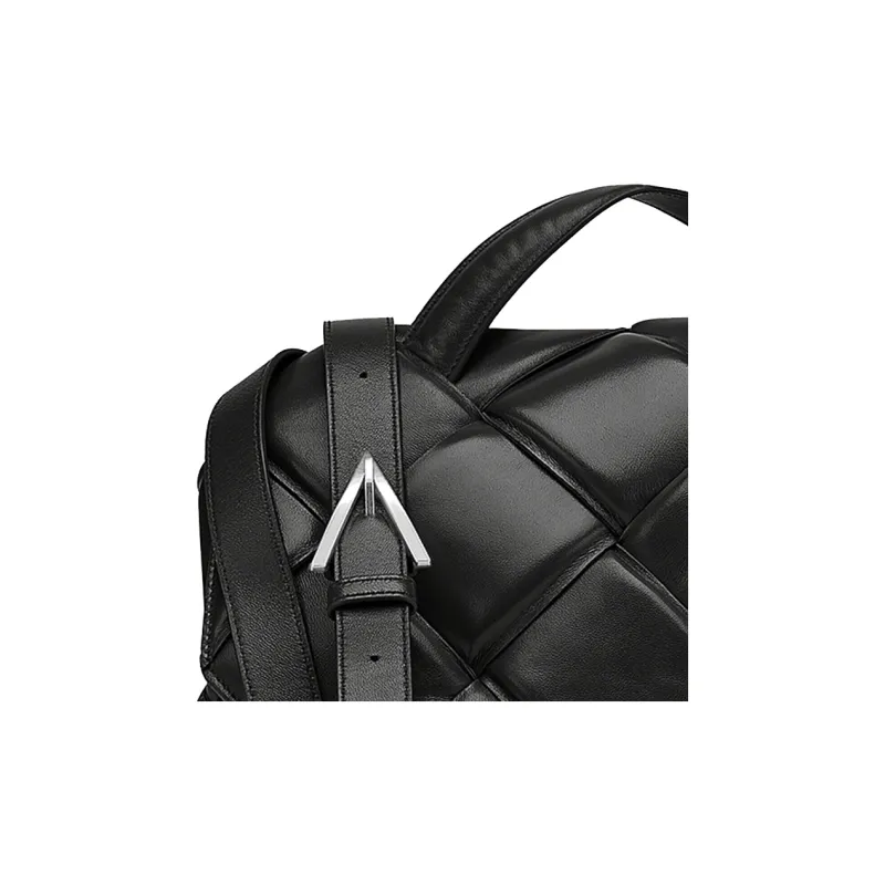 Bottega Veneta Nappa Leather Handbag Women's Black-4