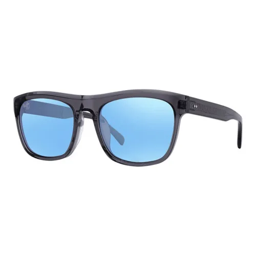 Maui Jim Acetate Rectangular Sunglasses Men's Gray