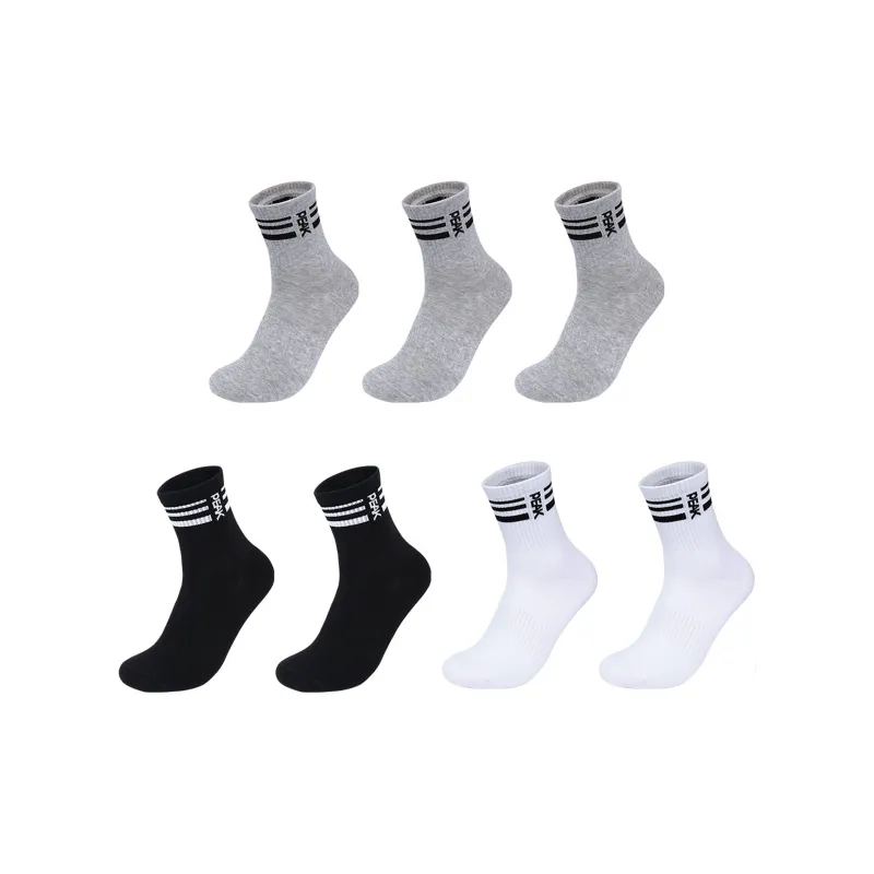 PEAK Mid Calf Socks Unisex 7 Pack-9