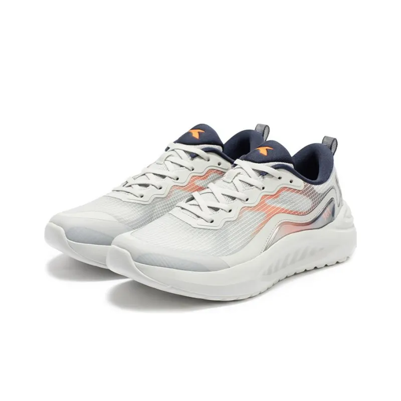 361° Low Top Running Shoes Men's Gray Blue-2