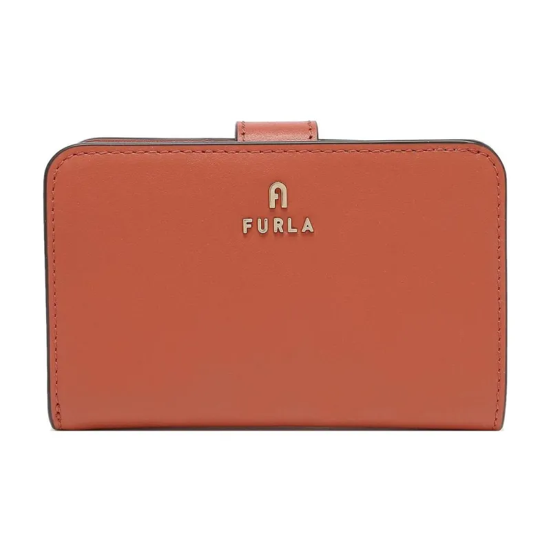 Furla Leather Wallet Women's Camellia Orange-0