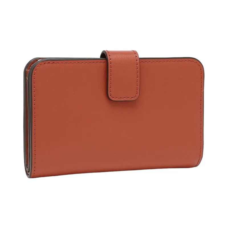 Furla Leather Wallet Women's Camellia Orange-2