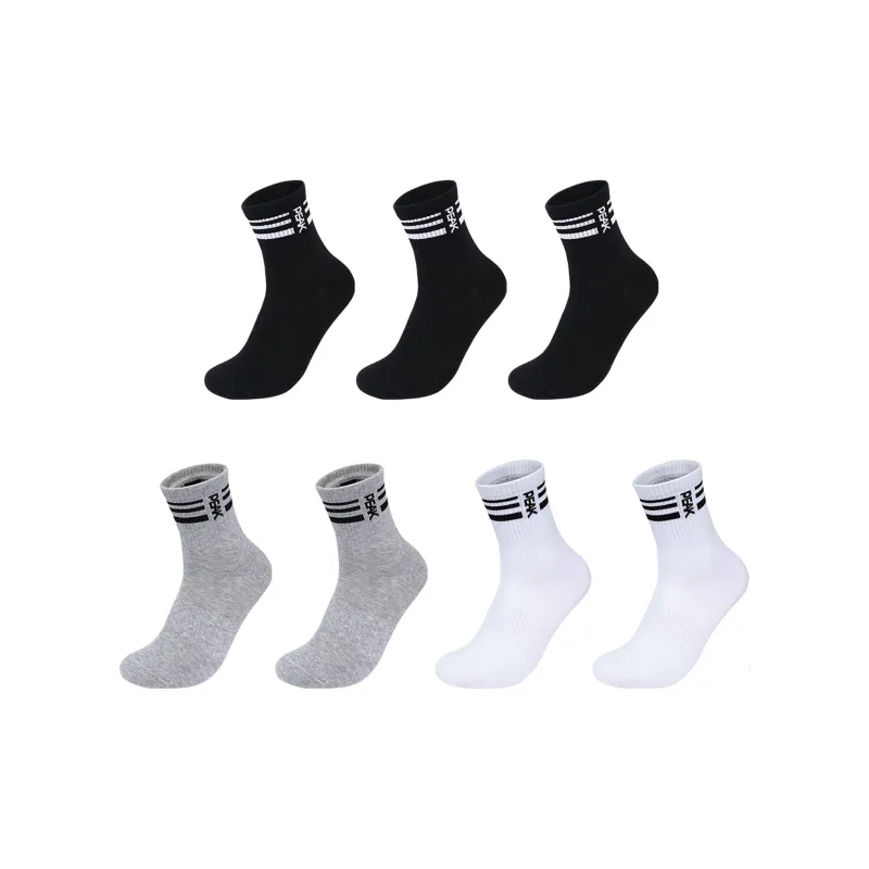 PEAK Mid Calf Socks Unisex 7 Pack-8