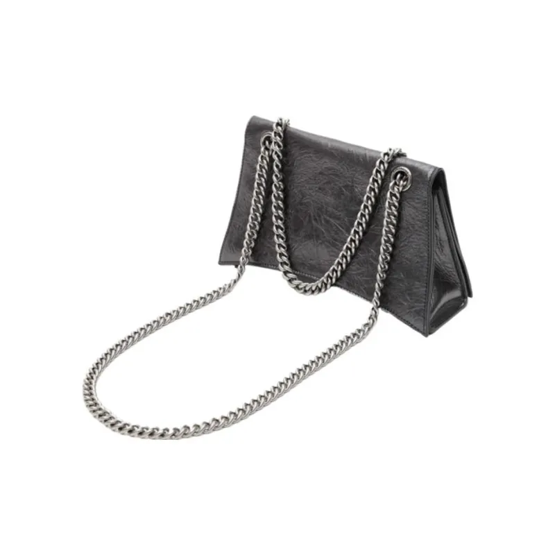 Balenciaga CRUSH Cow Leather Crossbody Bag, Shoulder Bag Women's-1