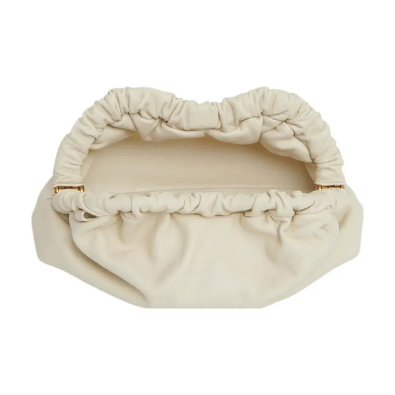MANSUR GAVRIEL Italy Version Lambskin Cloud Bag One Shoulder Crossbody Clutch Mini Women's Pearl-2
