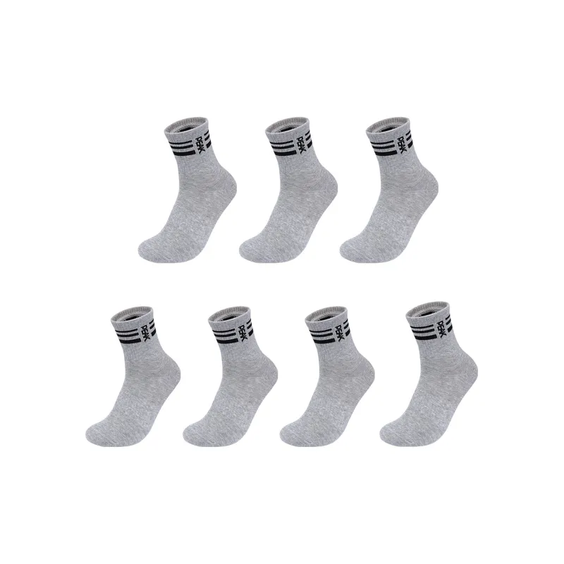 PEAK Mid Calf Socks Unisex 7 Pack-7