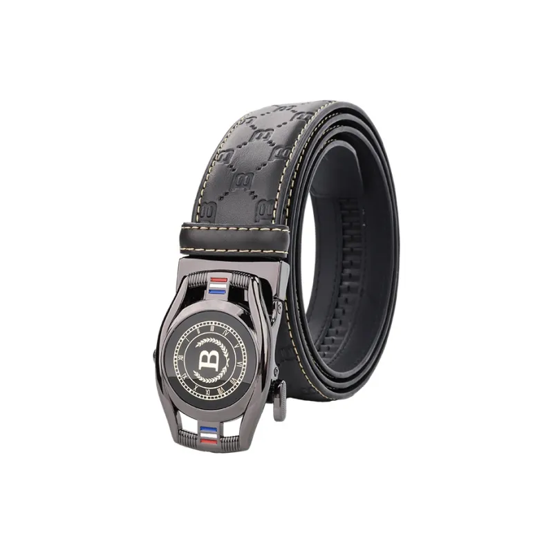 NINE NAIL Leather Belts Men-1