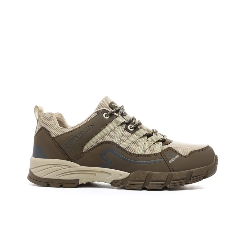 GESENLANG Cushioned Slip Resistant Breathable Low Top Outdoor Shoes Men's Brown-1