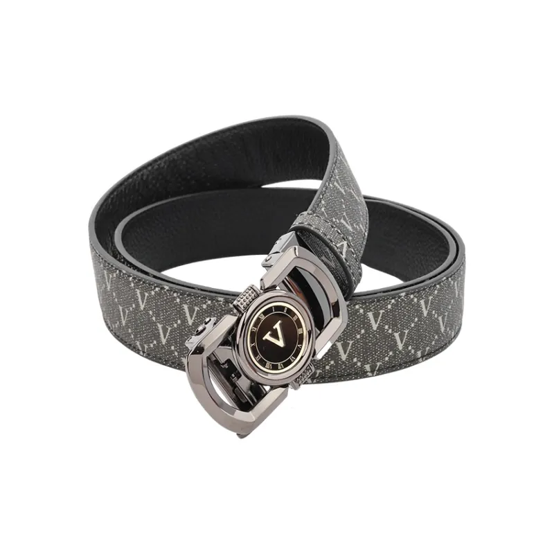 NINE NAIL Leather Belts Men-2