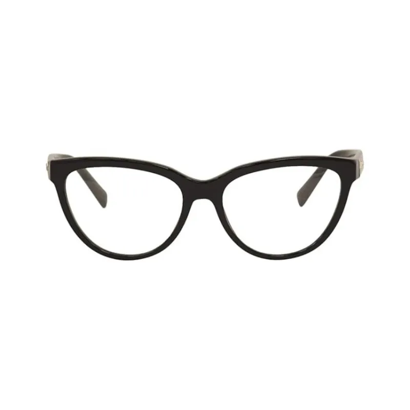 VERSACE Plastic Butterfly Eyeglass Frames Women's Black-1