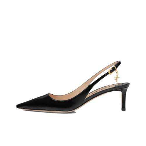 TOM FORD Logo-charm Slingback Pumps