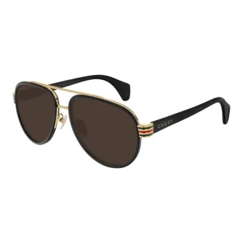 GUCCI Aviator Sunglasses Men's Black
