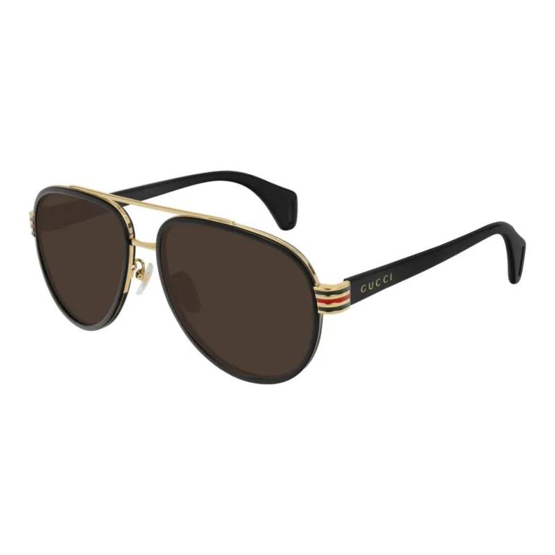 GUCCI Aviator Sunglasses Men's Black-0