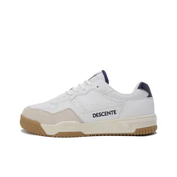 DESCENTE Dribble V2 Cushioning Wear Resistant Low Top Skateboard Shoes Unisex White Brown