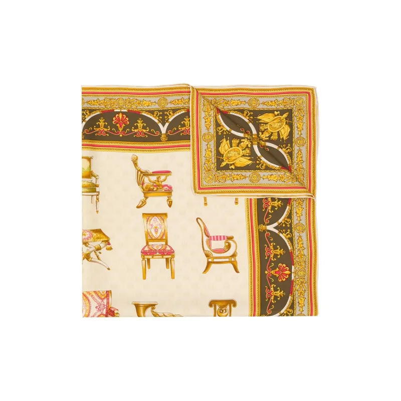 GUCCI Silk Scarves Women's Yellow-0