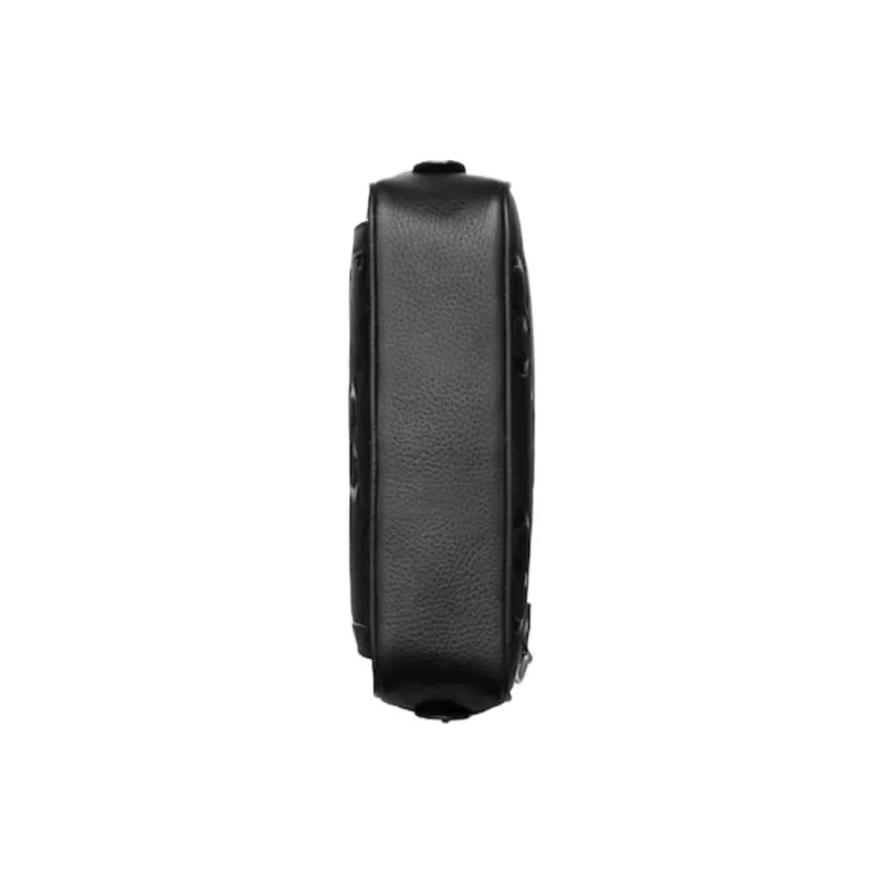 GUCCI Leather Clutch Large Size Men's Black-7