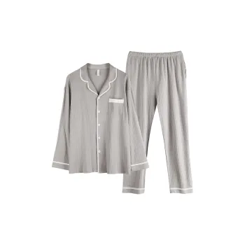 Xuan Liang Long Sleeved Pajama Set For Spring And Autumn Men's