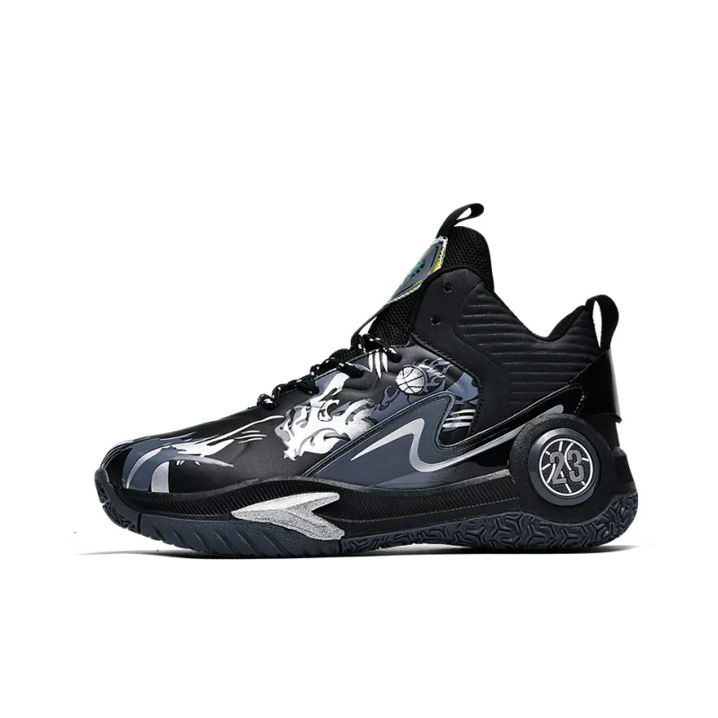 BANGNEY Cushioned Wear Resistant Waterproof And Breathable Mid Top Basketball Shoes Unisex-14