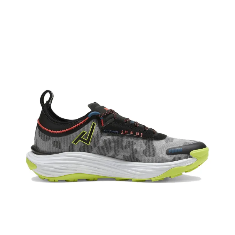 PUMA Voyage Nitro 3 Trail Running Shoes 'Grey Black Green'-1