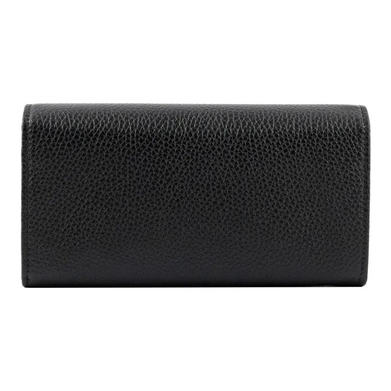 GUCCI Soho Calfskin Wallet Women's Black-1