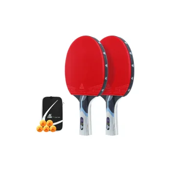PEAK Ping Pong Paddles Unisex All Wood Black Red