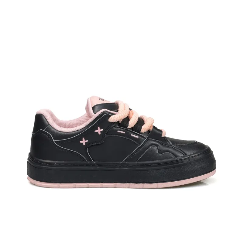 B10CROWN Non-slip Wear-resistant Shock Absorption Low-Top Skateboard Shoes Women's-6