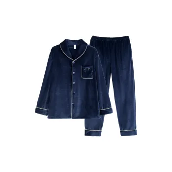 Xuan Liang Loungewear Thermal Island Velvet Plus Size Clothing Sets Men's
