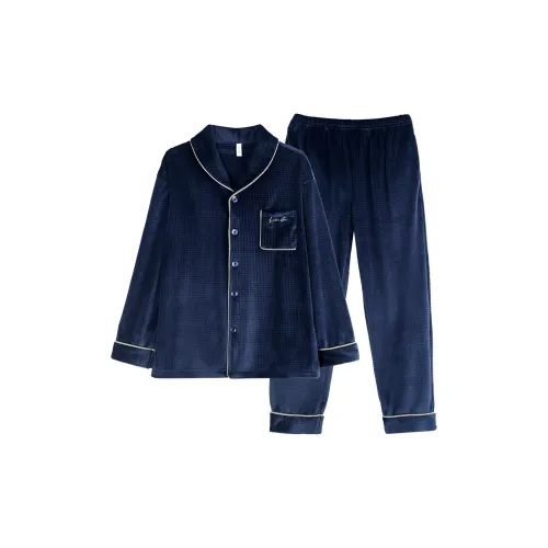 Xuan Liang Loungewear Thermal Island Velvet Plus Size Clothing Sets Men's