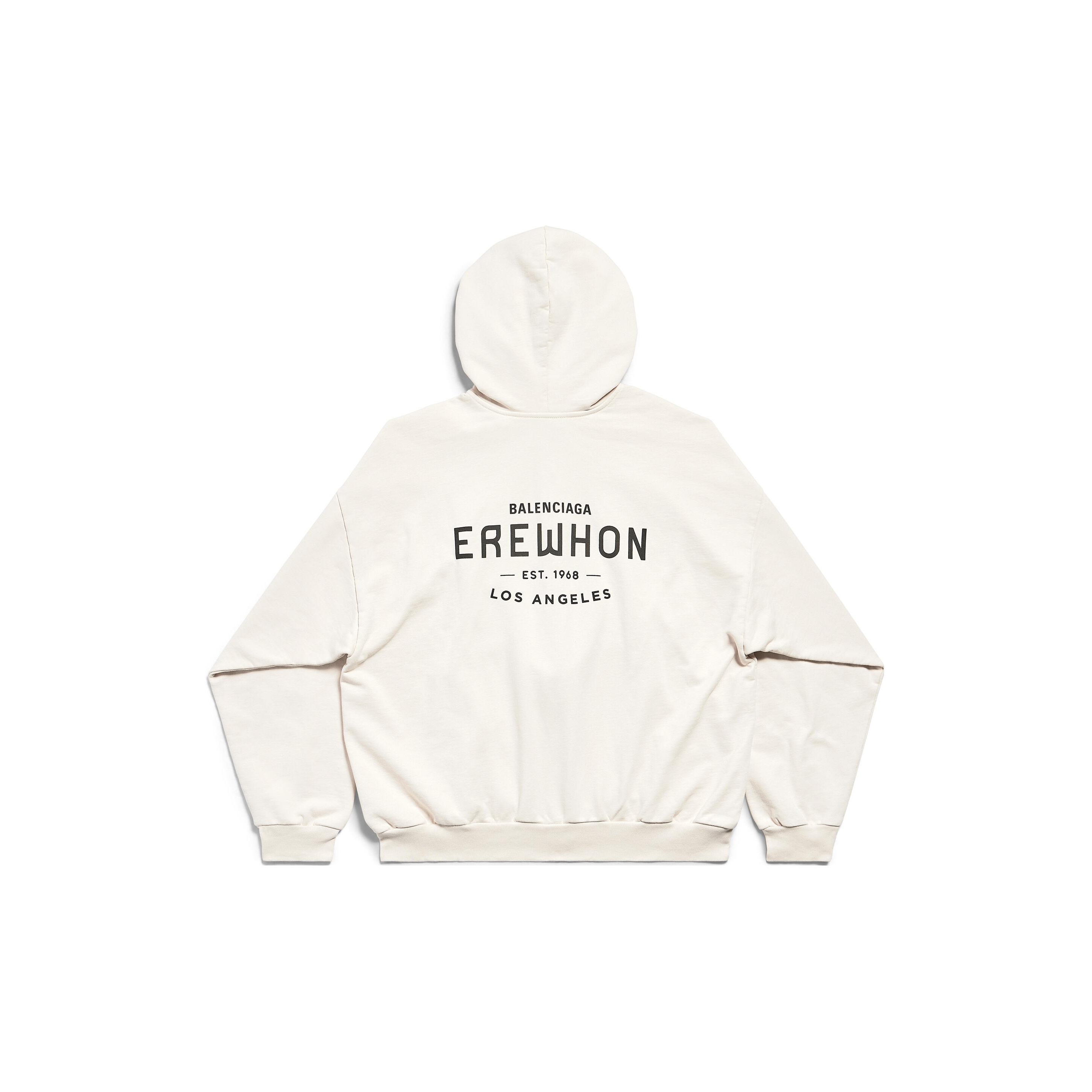 送料込+BALENCIAGA+Erewhon Los Angeles ジップアップ Hoodie Balenciaga X Erewhon Los Angeles Zip-Up Hoodie Medium Fit