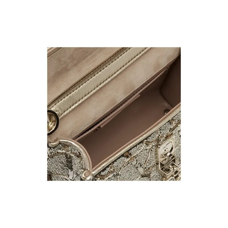 Valentino VSLING Leather Portable Crossbody Bag Shoulder Bag Women's Light Brown-3
