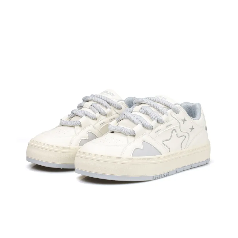 B10CROWN Non-slip Wear-resistant Shock Absorption Low-Top Skateboard Shoes Women's-4