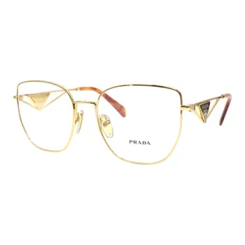 PRADA Alloy Butterfly Eyeglass Frames Women's Gold