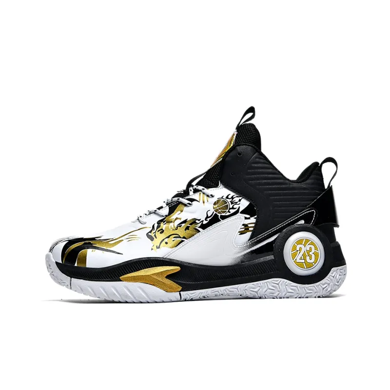 BANGNEY Cushioned Wear Resistant Waterproof And Breathable Mid Top Basketball Shoes Unisex-5