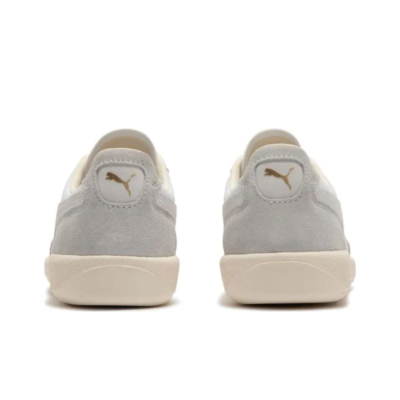 PUMA Palermo Leather PUMA White Cool Light Gray Sugared Almond-5