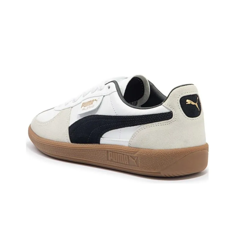 PUMA Palermo Leather White Vapor Grey Gum-4